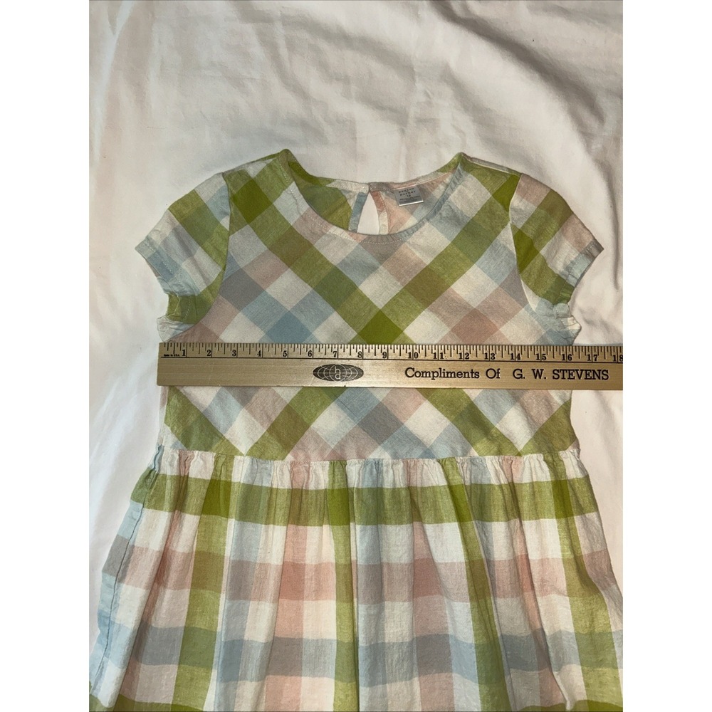 Peyton‎ & Parker Girls Dress Size 12 Gingham, blue pink green - Picture 4 of 8